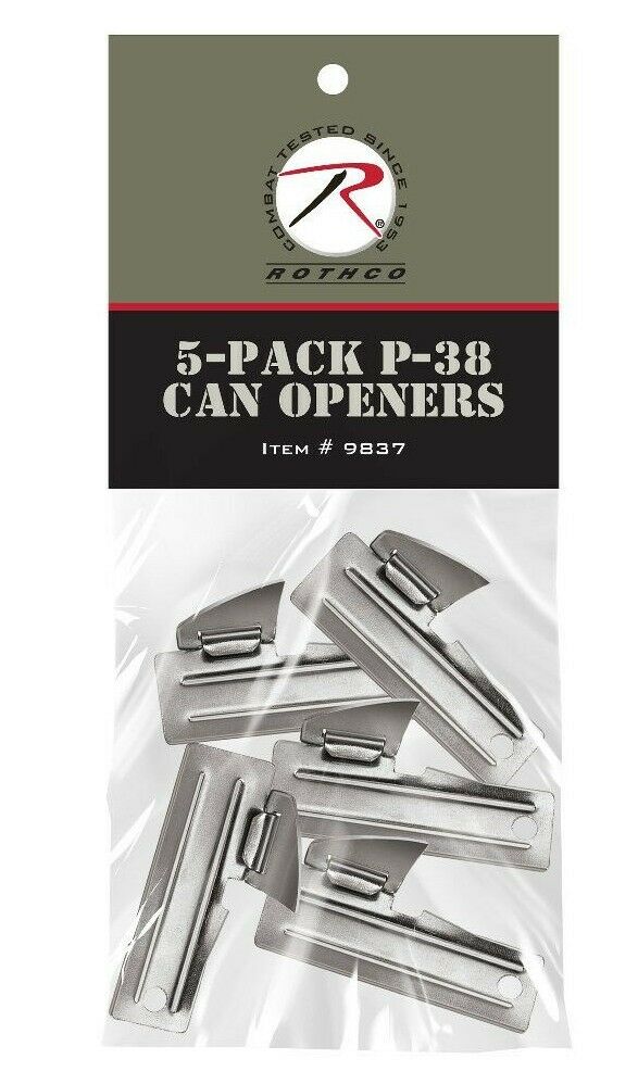 Rothco G.I. Type 5-pack P38 Can Openers
