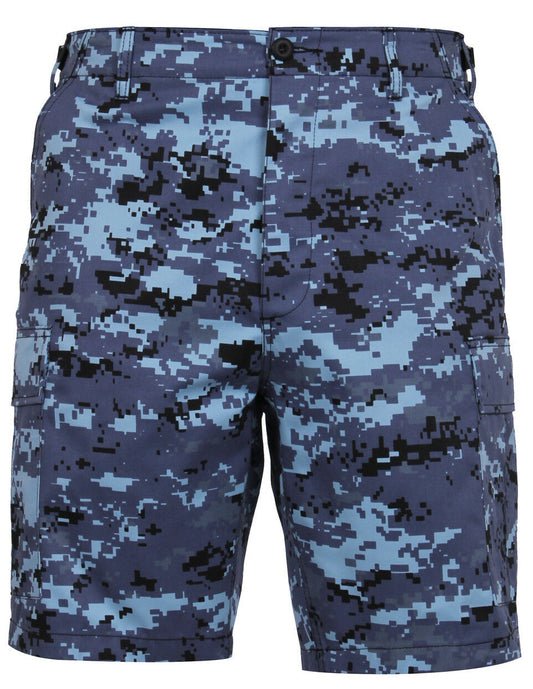 Rothco Digital Camo BDU Shorts - Sky Blue Digital Camo