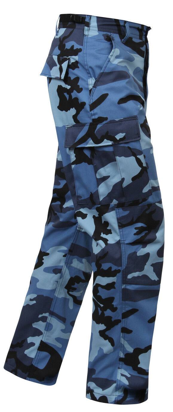 Rothco Color Camo Tactical BDU Pants - Sky Blue Camo
