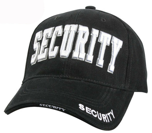 Rothco Security Deluxe Low Profile Cap - Black and White