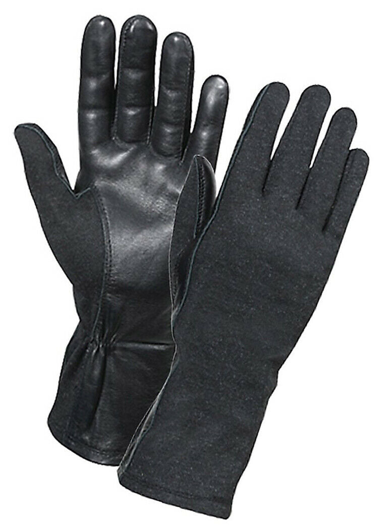 Rothco G.I. Type Flame & Heat Resistant Flight Gloves - Black