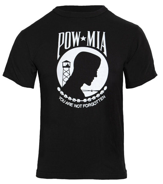 Rothco POW/MIA T-Shirt - Black
