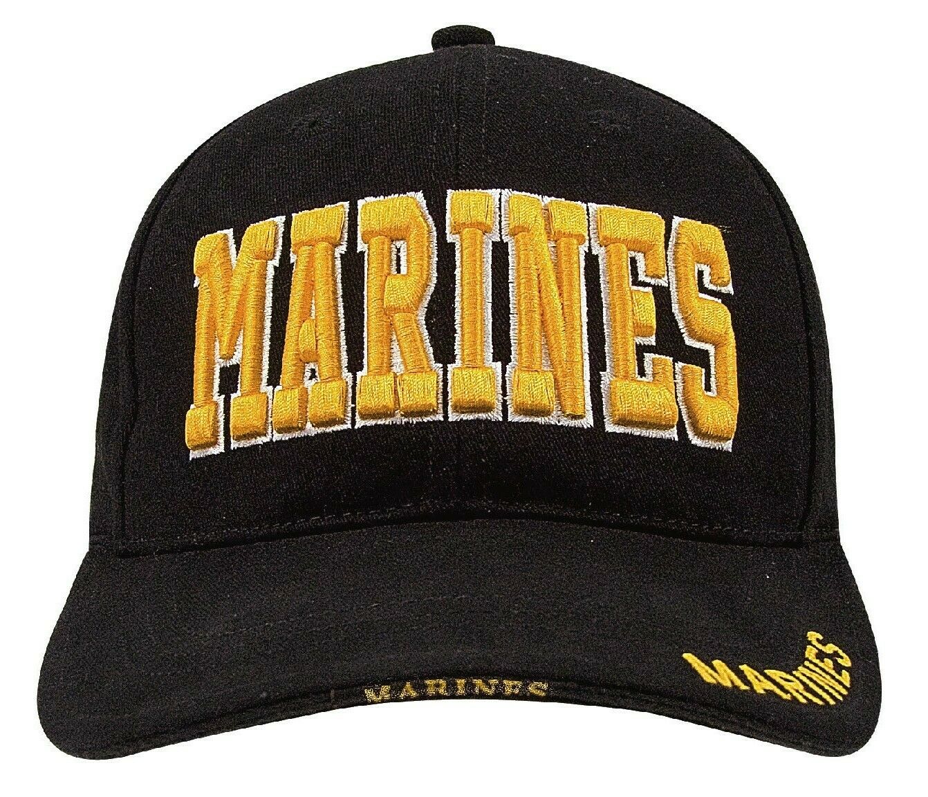 Rothco Deluxe Marines Low Profile Insignia Cap - Black