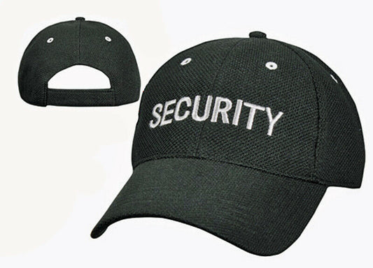 Rothco Security Low Profile Insignia Mesh Cap - Black