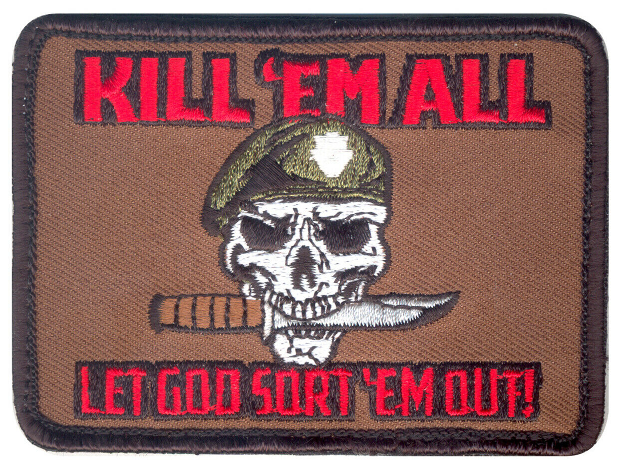 Rothco Kill Em All Let God Sort Em Out Morale Patch