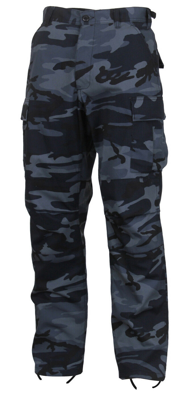Rothco Color Camo Tactical BDU Pants - Dark Blue Camo