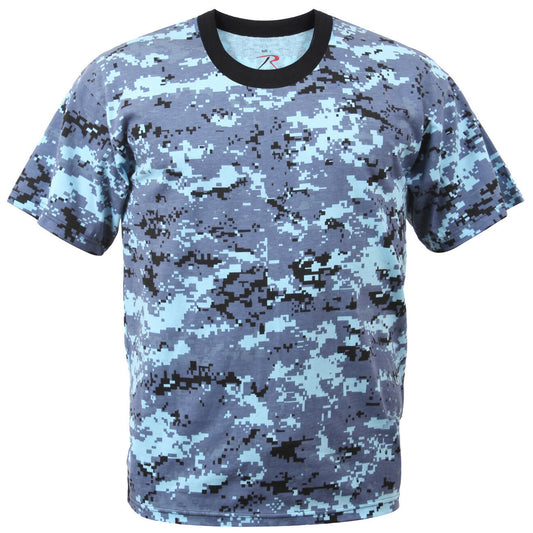Rothco Digital Camo T-Shirt - Sky Blue Digital Camo