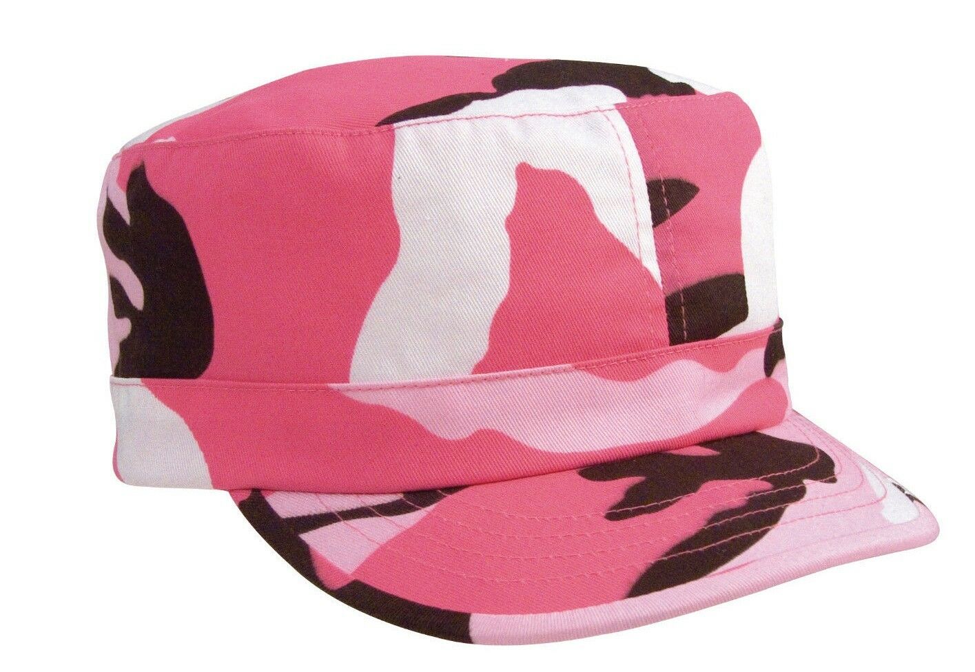 Womens Fatigue Cap Hat Military Style Pink Camo Adjustable Rothco 1152