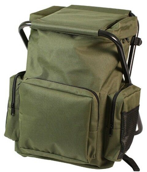 Rothco Backpack and Stool Combo Pack - Olive Drab Military Green