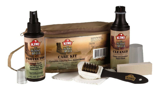 Kiwi Military Desert Boots Complete Cleaning Stain Remover Care Kit 10109