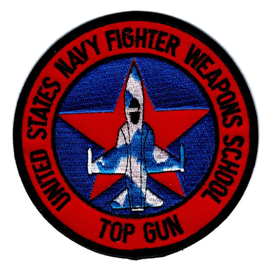 top gun patch usn us navy fighter weapons school