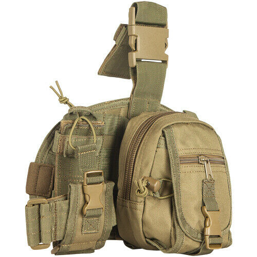 OD GP Tactical Drop Leg Pouch System Olive Drab Military Green Fox 58-290