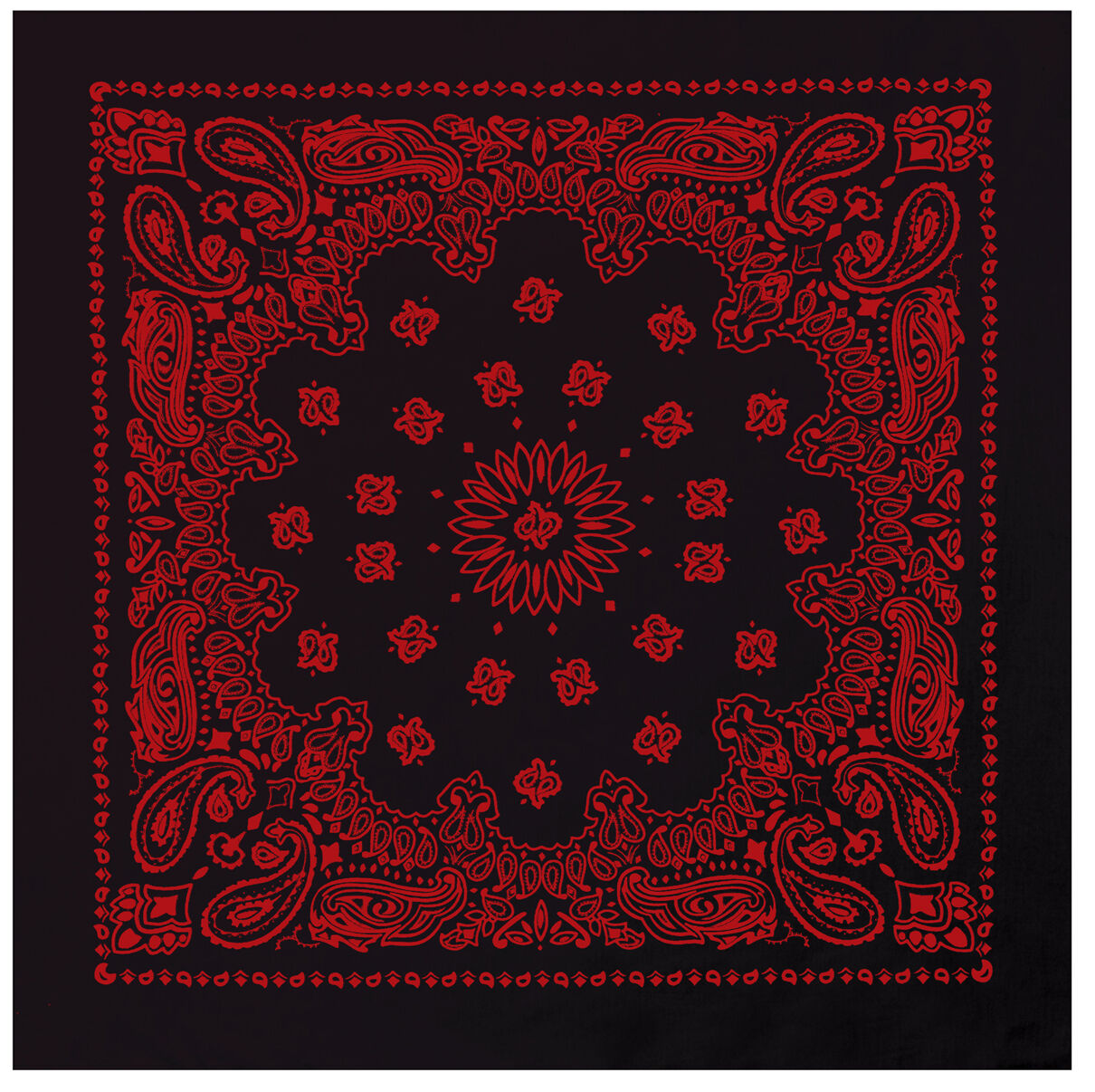 Rothco Trainmen Paisley Bandana – Extra-Large 27” X 27"