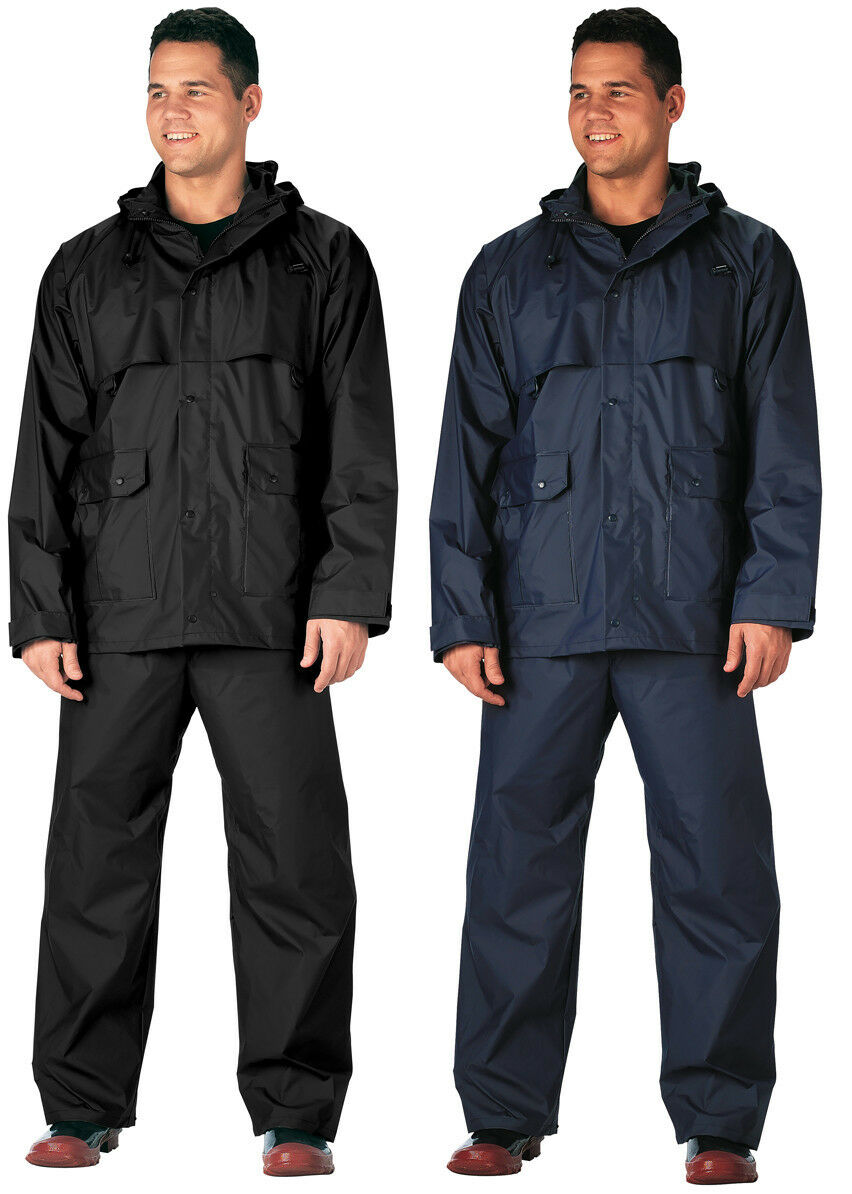Rain Suit Lightweight Durable Waterproof Jacket Pants Microlite 2 Piece R3770