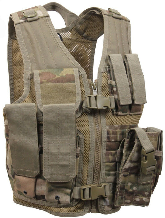 Rothco Kid's Tactical Cross Draw Vest - OCP Multicam Camo