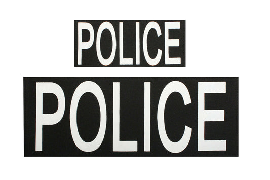 Rothco Police Patch With Hook Back