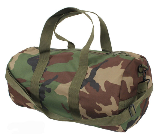 Rothco Camo Shoulder Duffle Bag - 19 Inches Woodland Camo