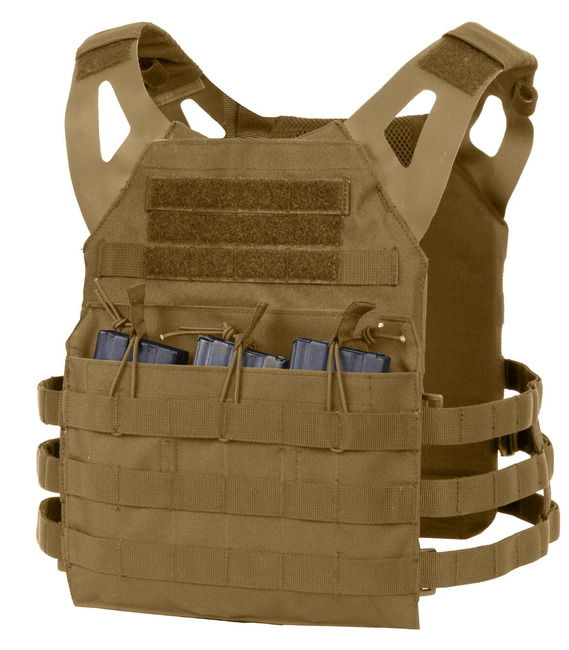 Rothco Lightweight Armor Plate Carrier Vest - Coyote Brown