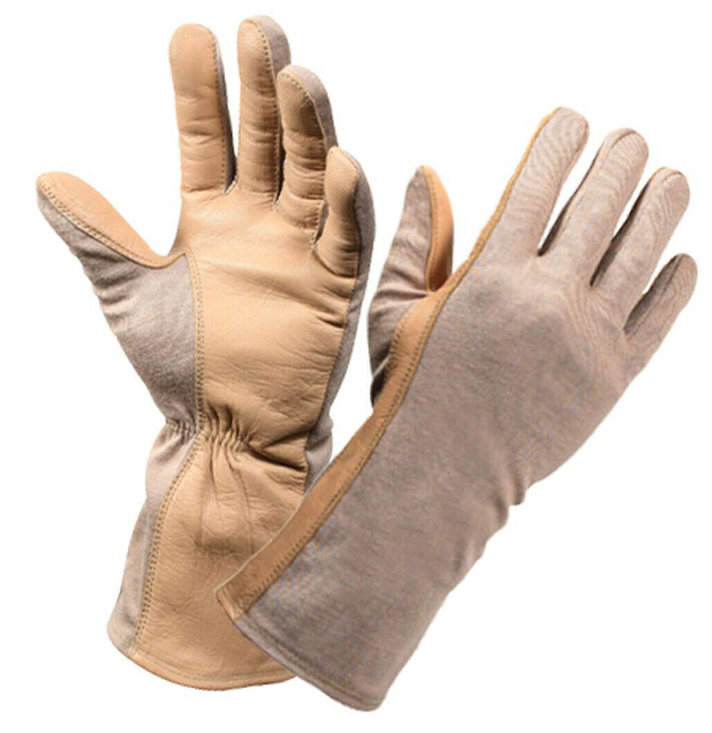 Rothco G.I. Type Flame & Heat Resistant Flight Gloves - Desert Sand