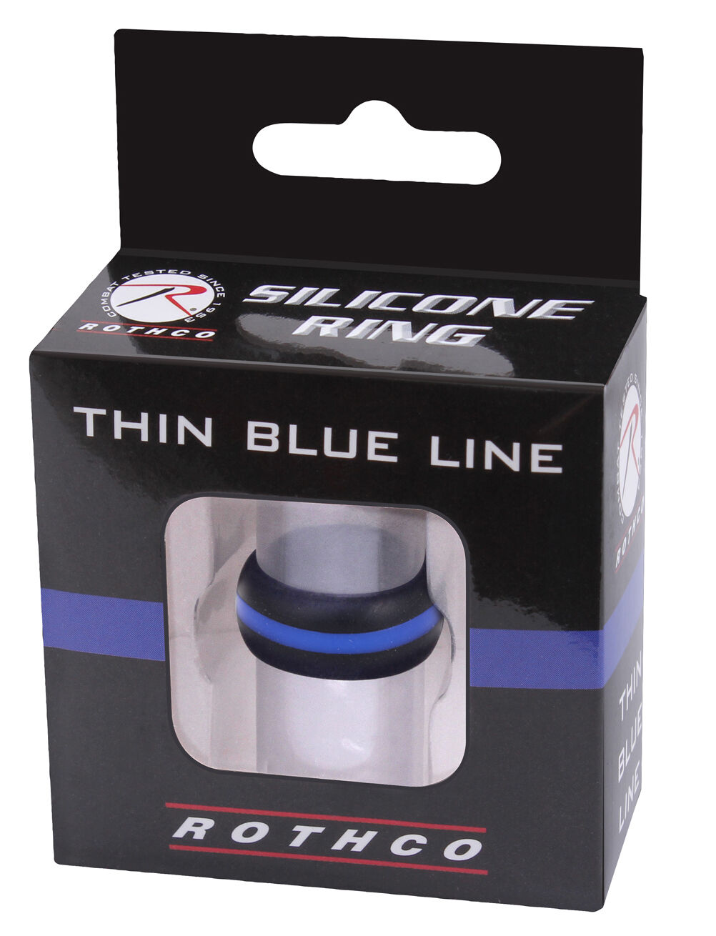 Rothco Thin Blue Line Silicone Ring