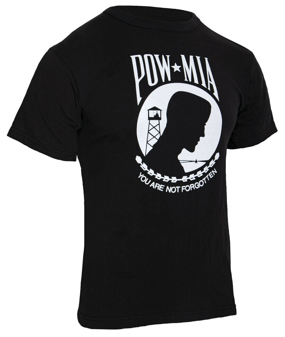 Rothco POW/MIA T-Shirt - Black