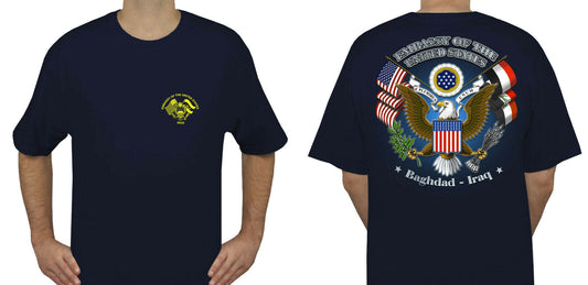 US Embassy Baghdad Iraq T-shirt Small Only