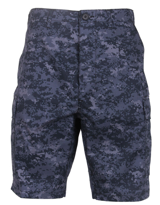 Rothco Digital Camo BDU Shorts - Midnight Blue