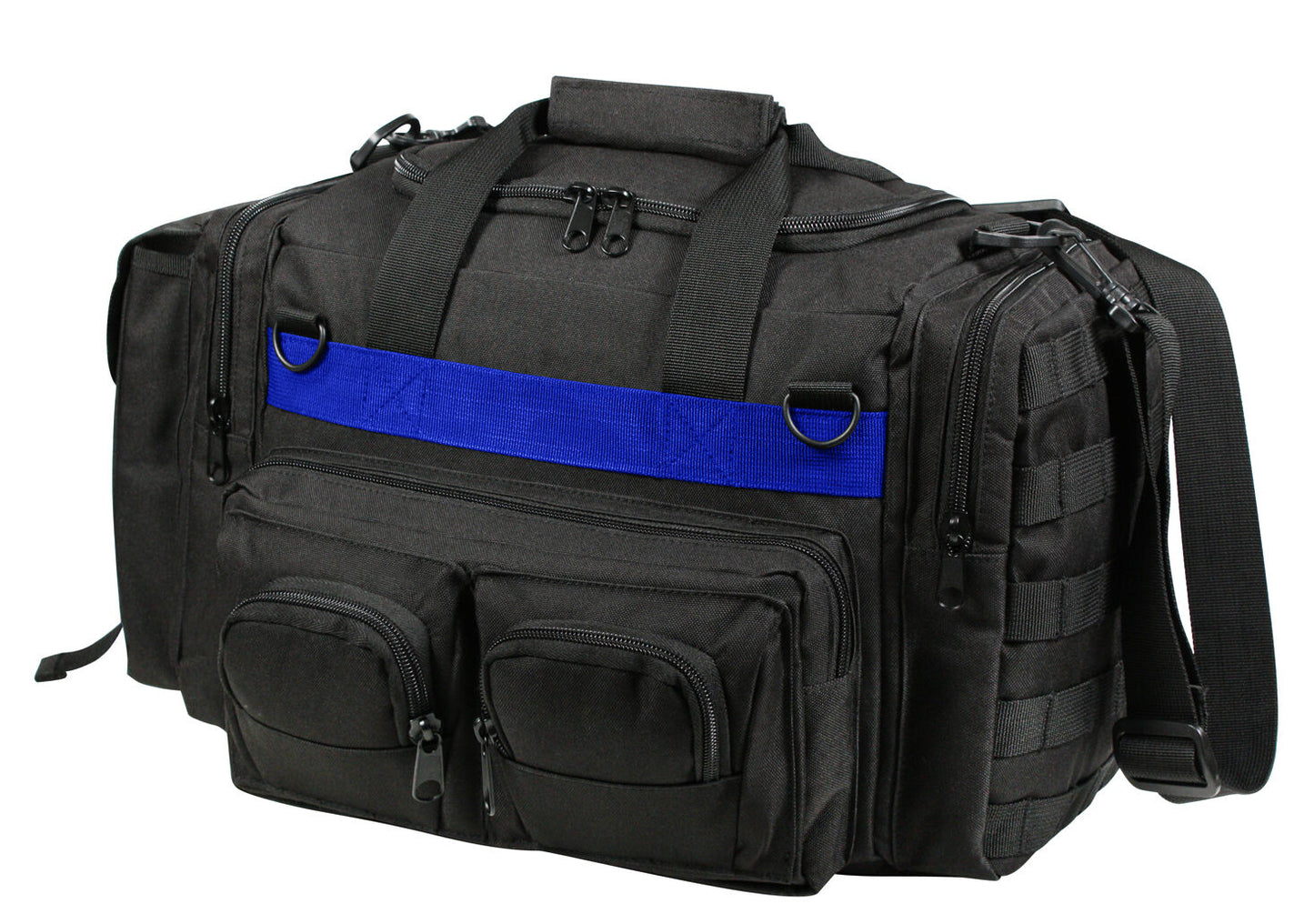 Rothco Thin Blue Line Concealed Carry Range Bag - Black
