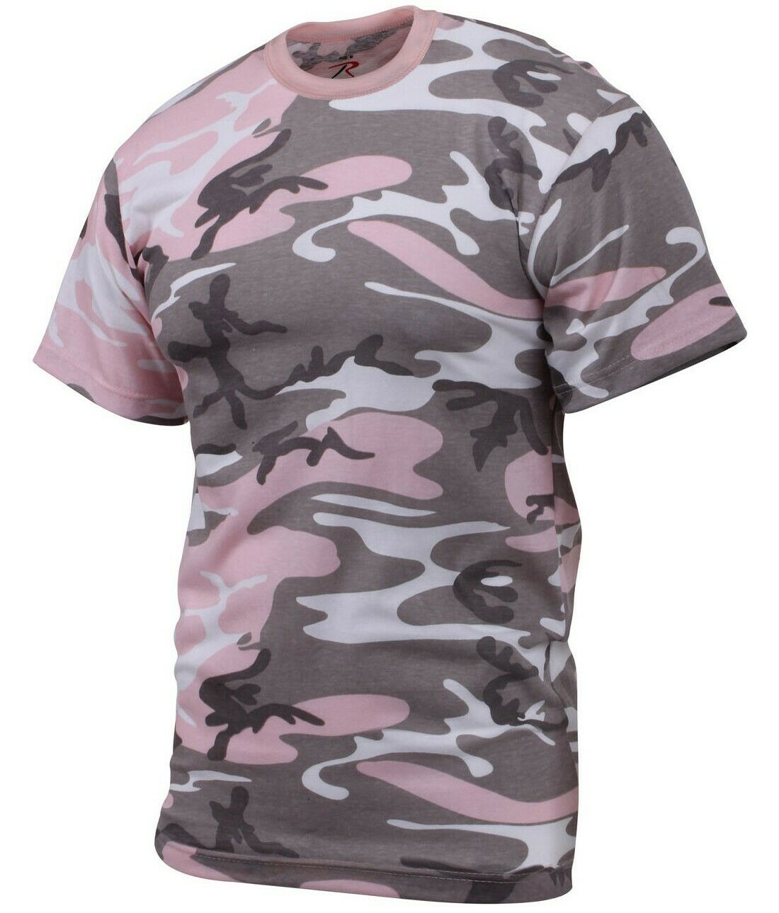 Rothco Color Camo T-shirts - Subdued Pink Camo