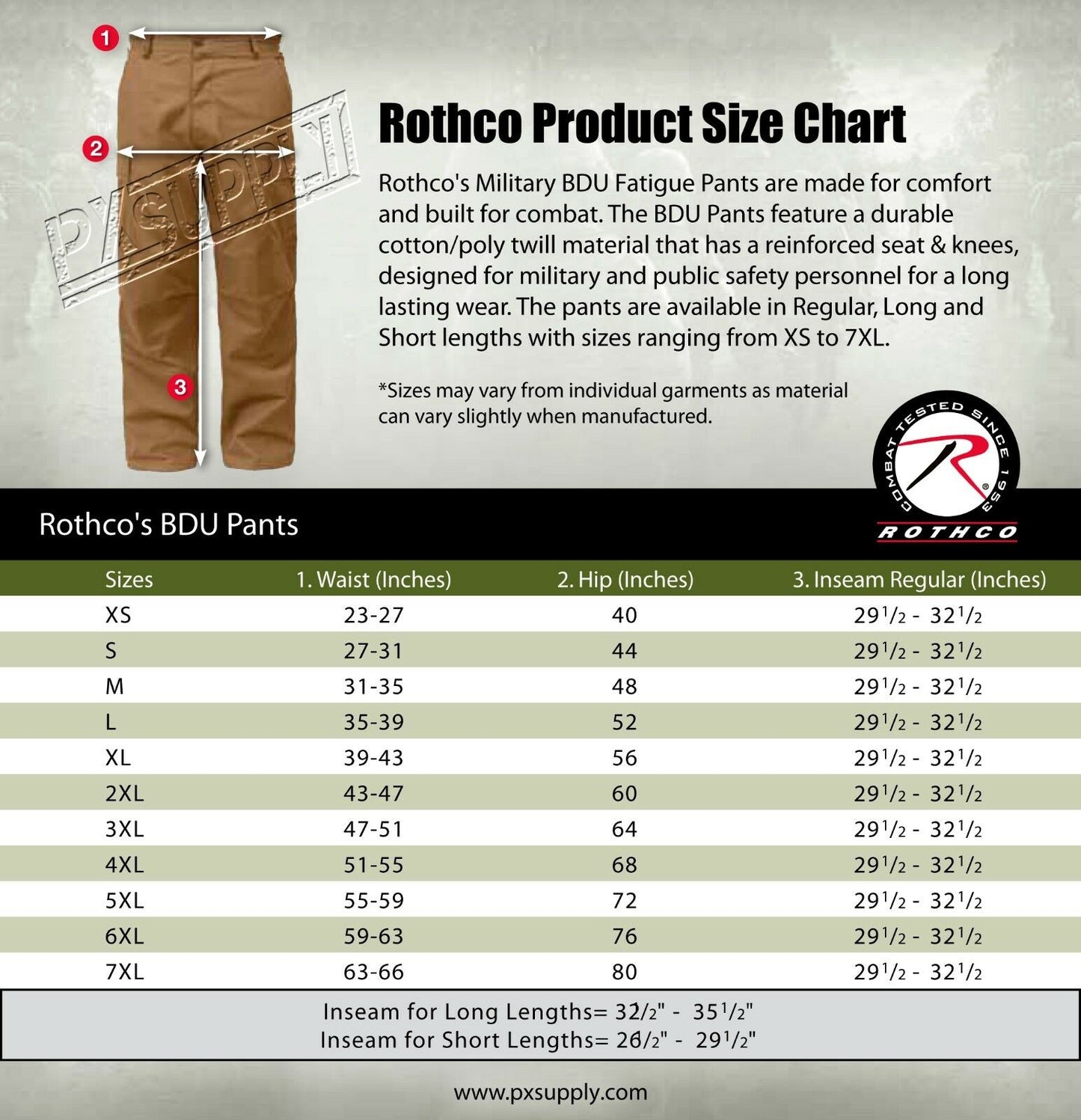 Rothco Relaxed Fit Zipper Fly BDU Pants - Woodland Camo