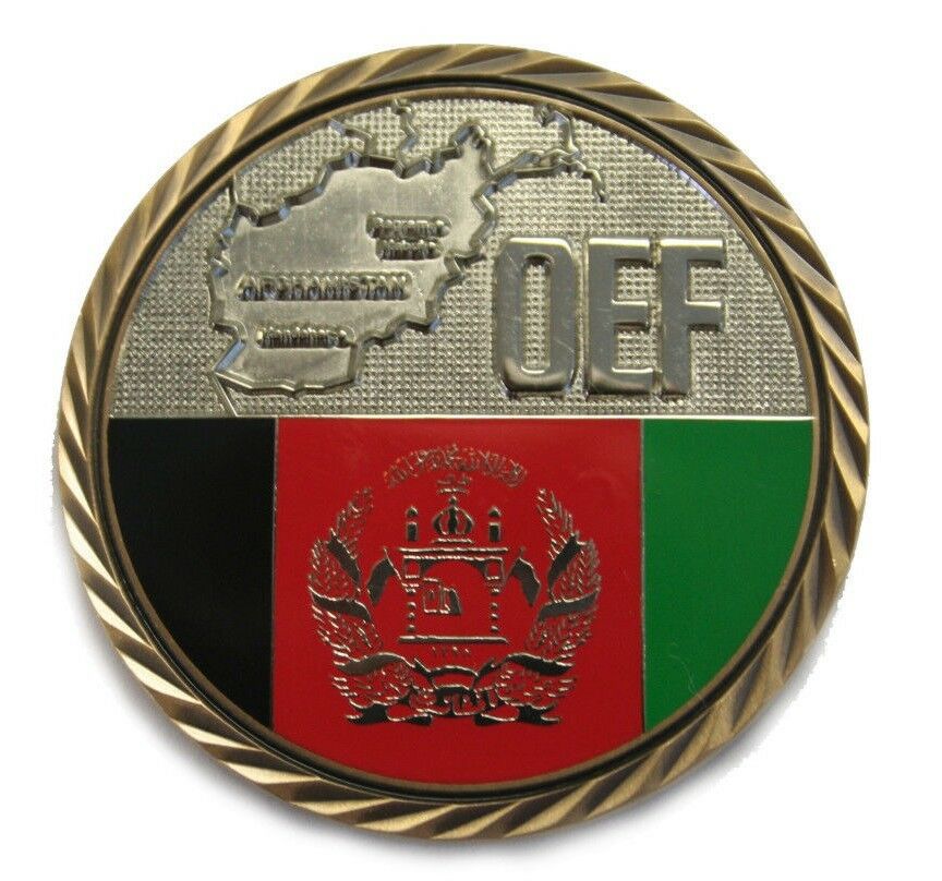 Military Challenge Coin - OEF Afghanistan Coalition Forces