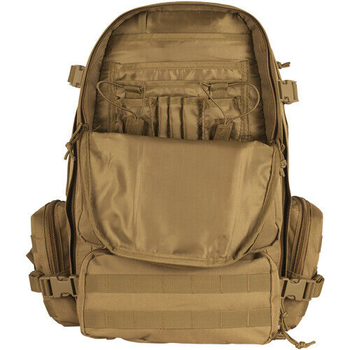 Large Tactical Backpack 2 Day Combat Pack Travel Hiking Back Pack Coyote Brown