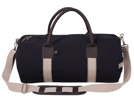 Rothco Canvas & Leather Gym Duffle Bag