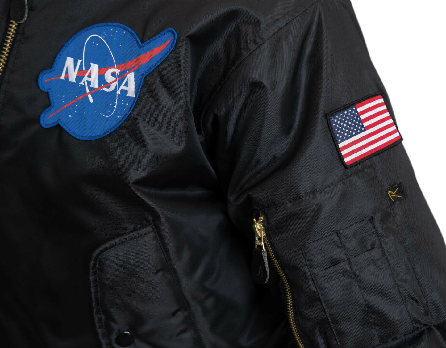 Rothco NASA MA-1 Flight Jacket - Black