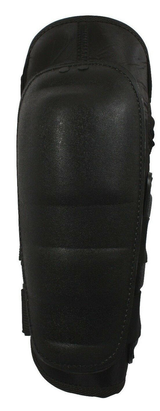 forearm guards for elbow and forearm protection hard shell black rothco 3904