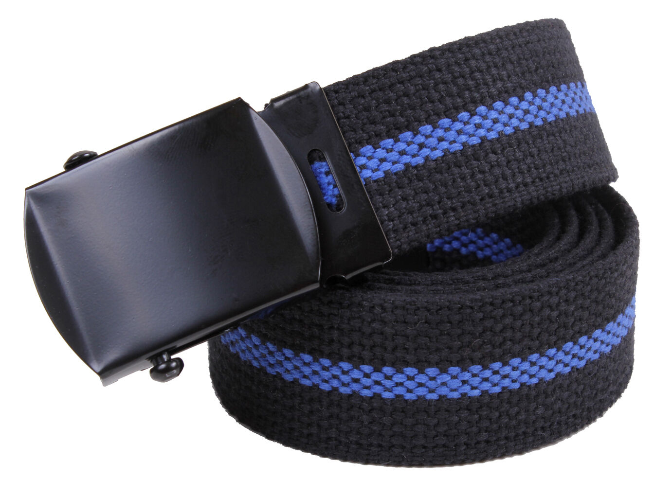 Rothco Thin Blue Line Web Belt - 54 Inches