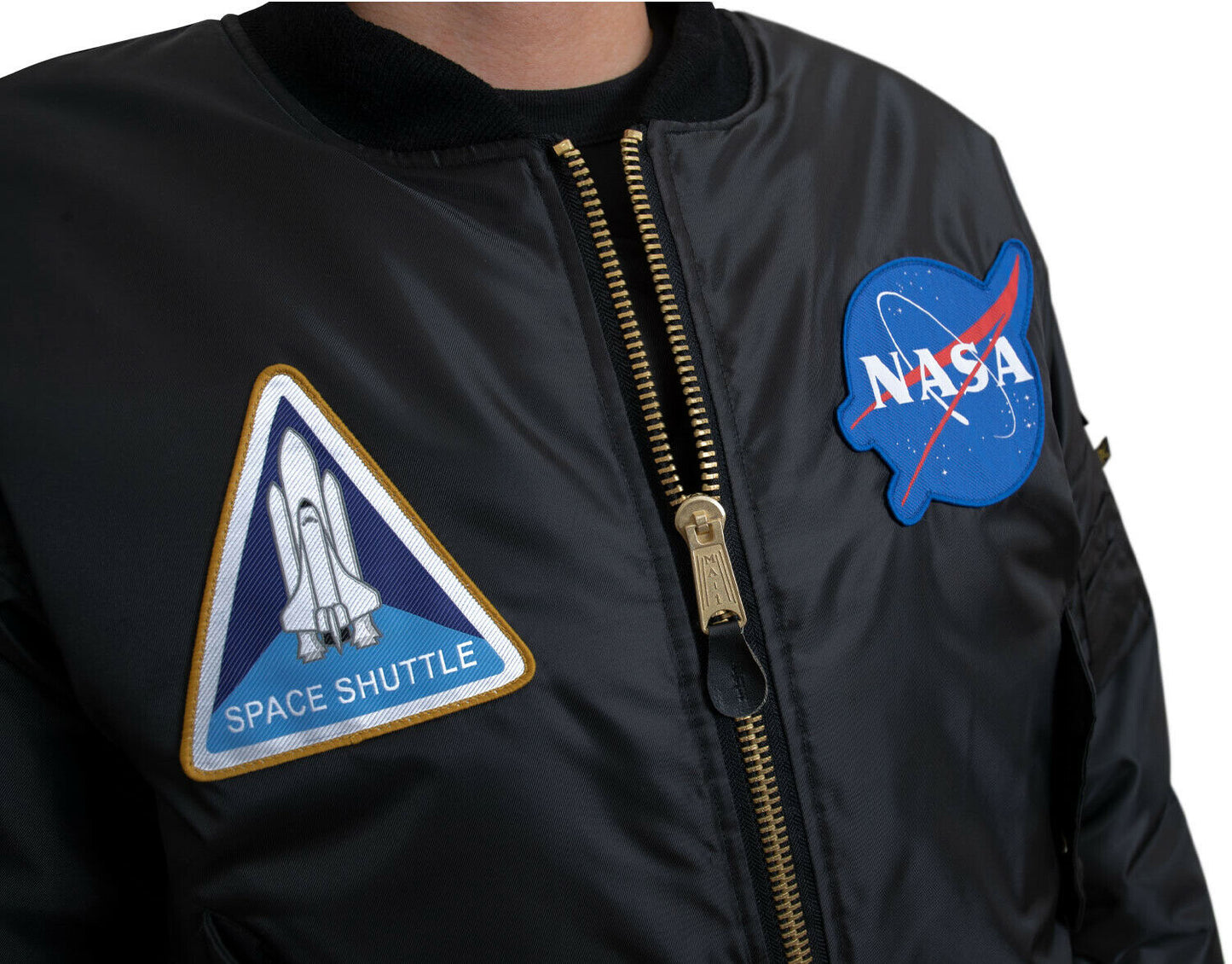 Rothco NASA MA-1 Flight Jacket - Black