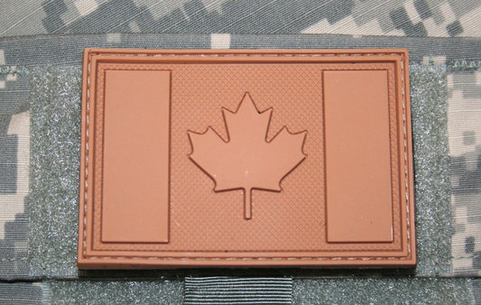 Military Tactical PVC Patch - Canada Flag