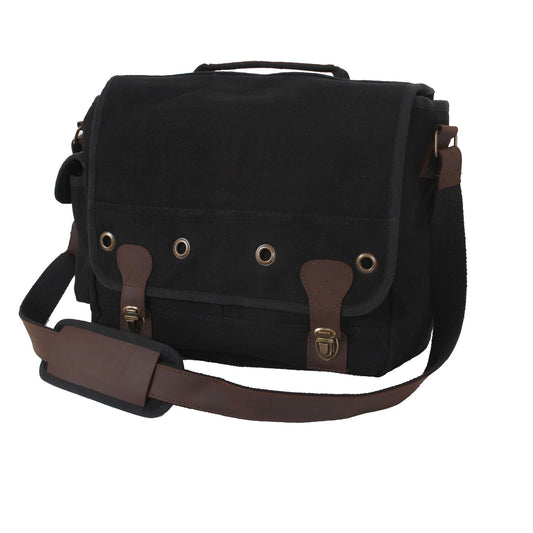 Rothco Canvas Trailblazer Laptop Bag Brown Black Green Khaki Heavyweight 9682