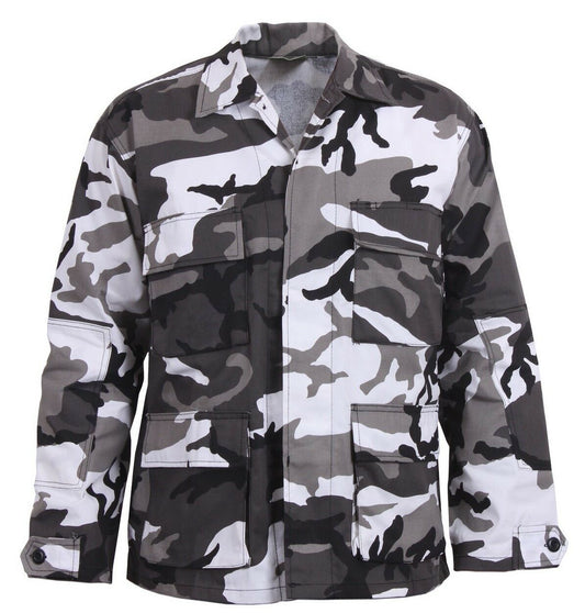 Military Style BDU Shirt Urban City Camo Camouflage Uniform Coat Rothco 8881