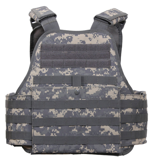 Rothco MOLLE Plate Carrier Vest - ACU Digital Camo