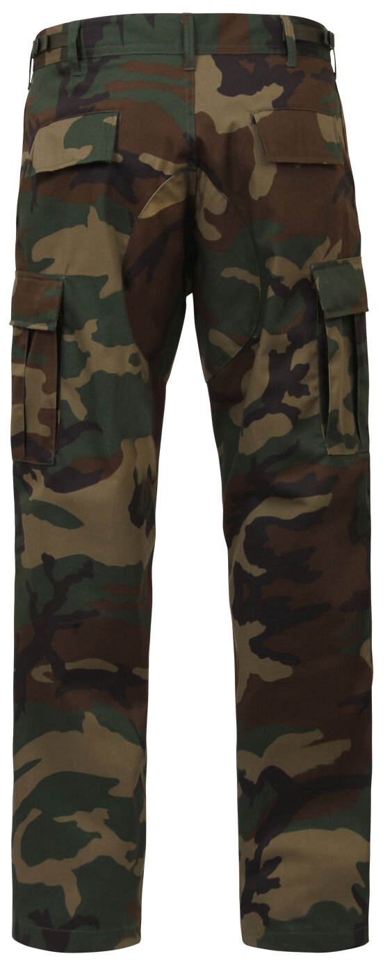 Rothco Relaxed Fit Zipper Fly BDU Pants - Woodland Camo