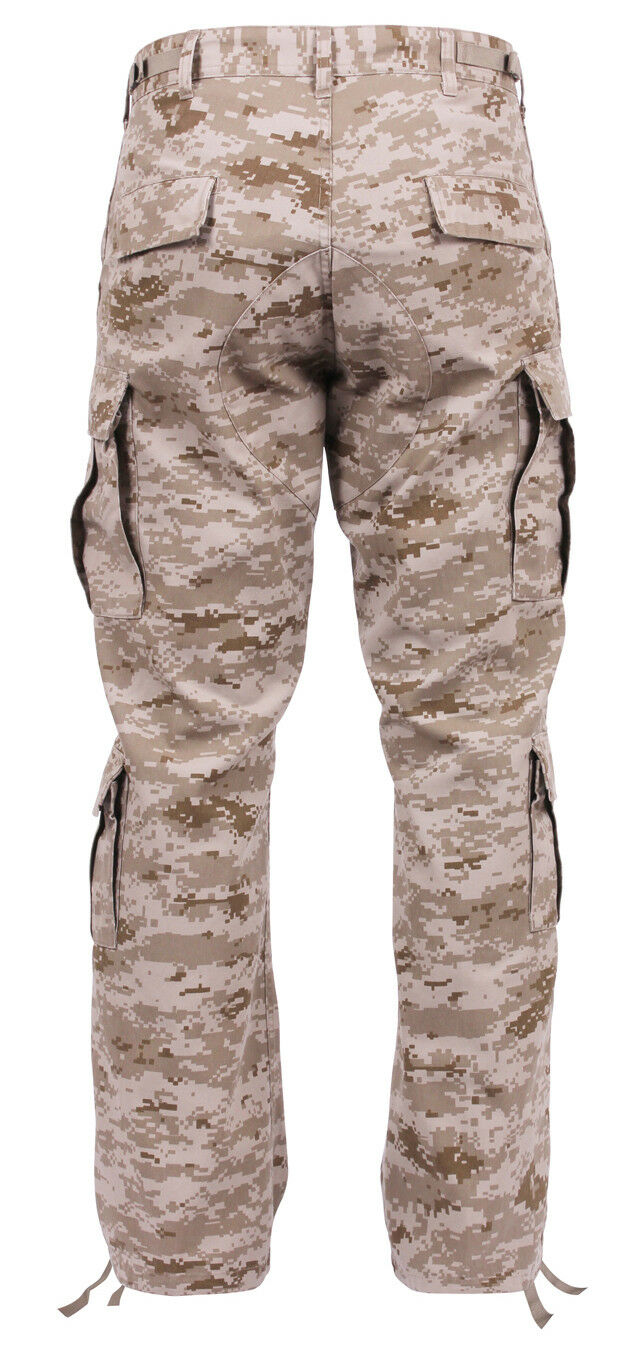 Rothco Vintage Camo Paratrooper Fatigue Pants - Desert Digital Camo