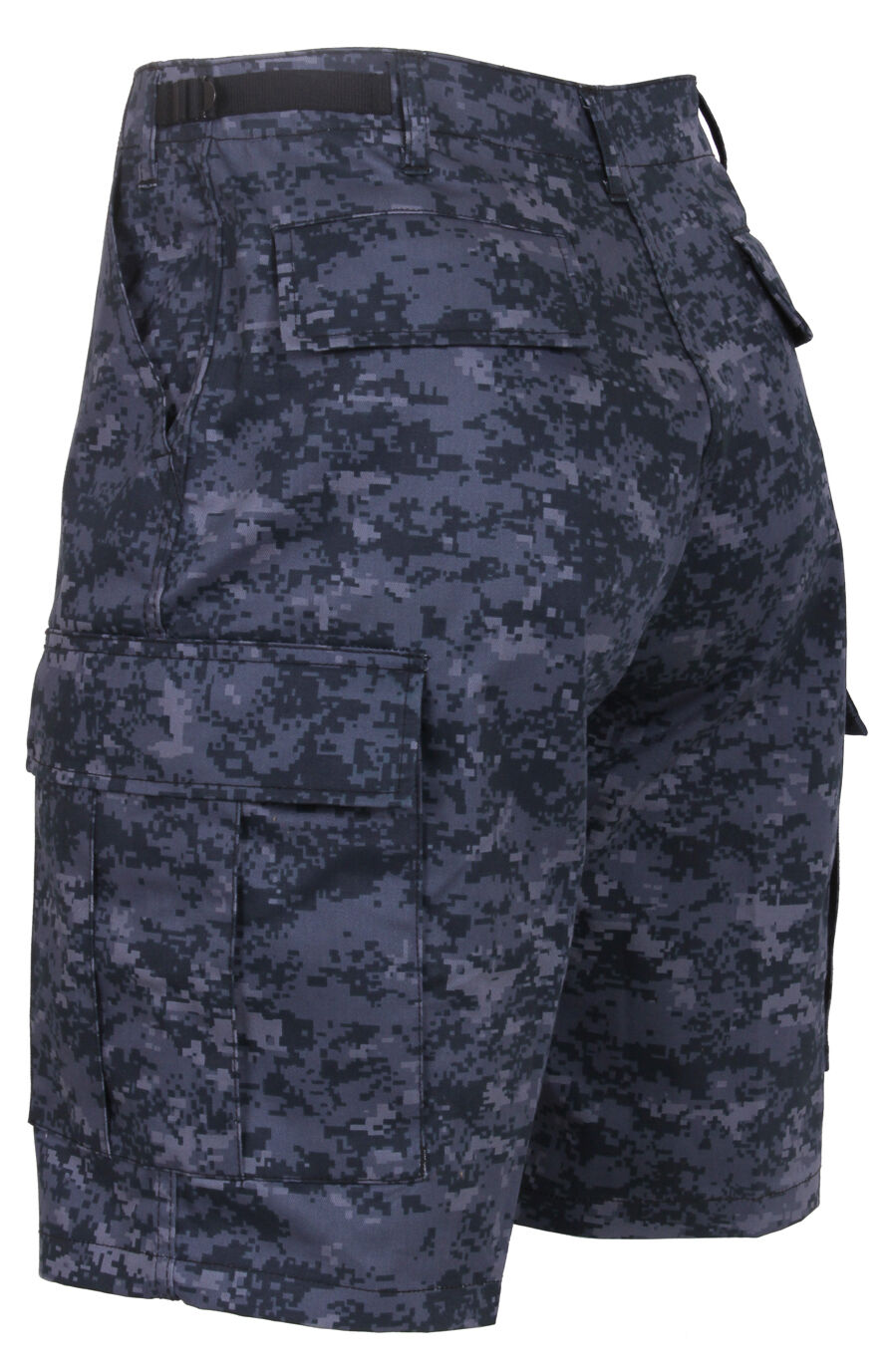 Rothco Digital Camo BDU Shorts - Midnight Blue