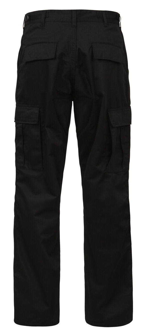 Rothco Relaxed Fit Zipper Fly BDU Pants - Black