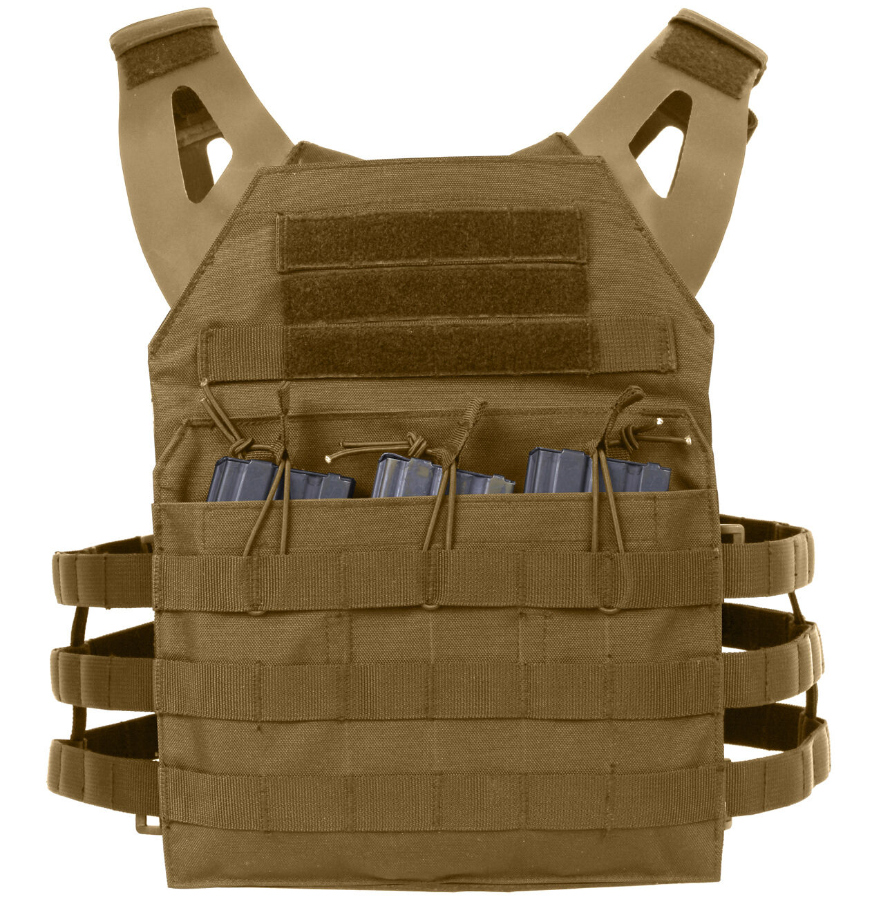 Rothco Lightweight Armor Plate Carrier Vest - Coyote Brown