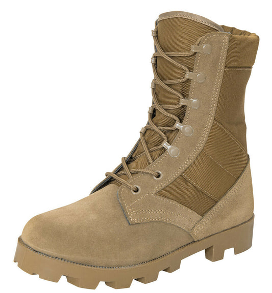 Rothco G.I. Type Speedlace Combat / Jungle Boot - 8 Inch - AR 670-1 Coyote Brown