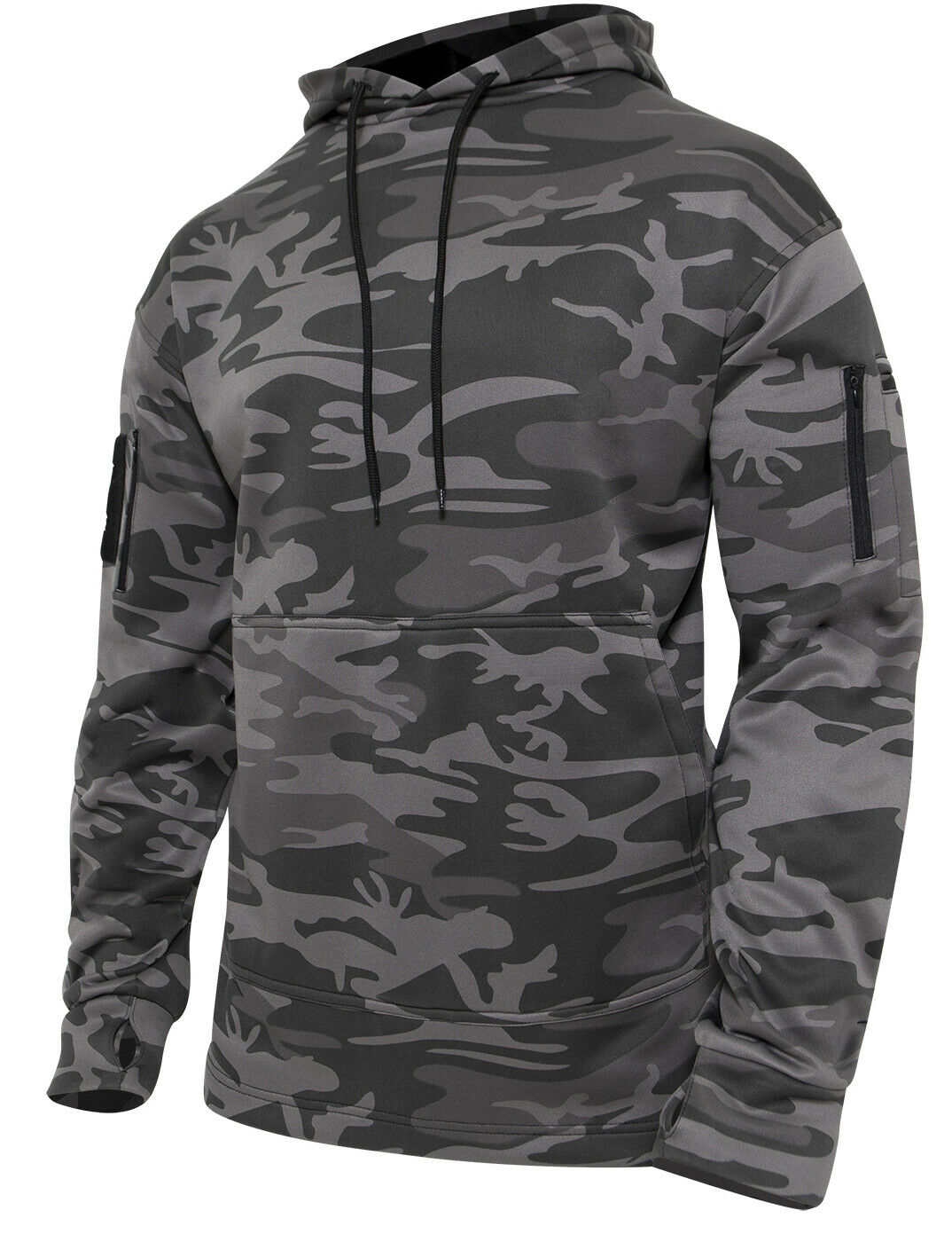 Rothco Concealed Carry Hoodie - Black Camo