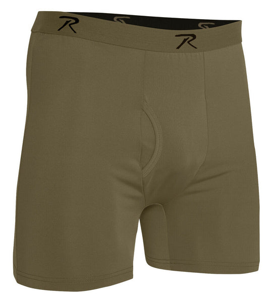 Rothco Moisture Wicking Performance Boxer Shorts - AR 670-1 Coyote Brown