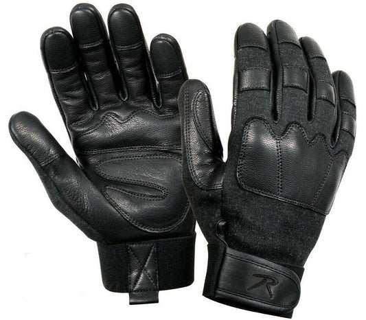 tactical gloves leather cut and flame resistant rothco 3483 various sizes